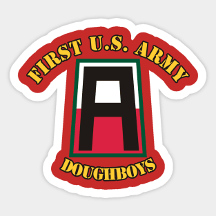 1st U.S. Army Doughboys Sticker